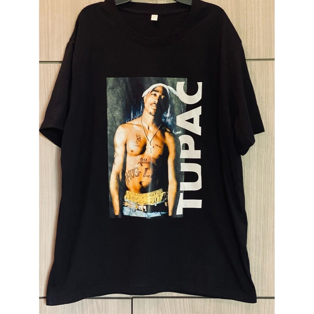 Tupac 2Pac T-Shirt Large Thug Life Crewneck New